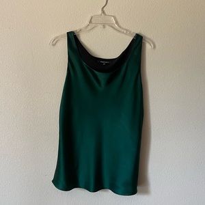 Lafayette 148 New York Women’s Silk Sleeveless Blouse Green size 8